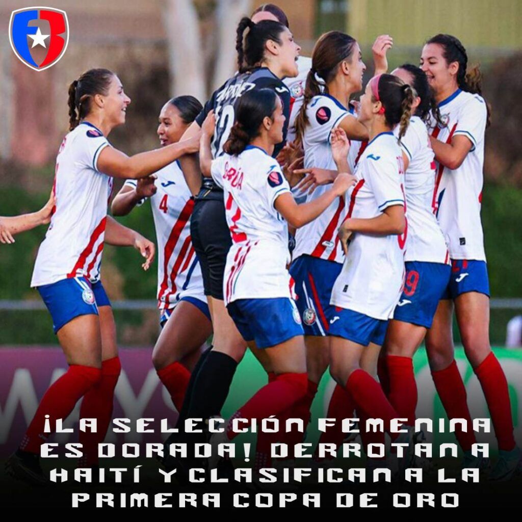 FutbolBoricua's tweet photo. La Selección Femenina hace historia al clasificar a la Copa de Oro femenina en su primera edición. Lee los detalles en el enlace: https://t.co/nI36YqufP0 #FutFemPR https://t.co/lsG1vt3UKY