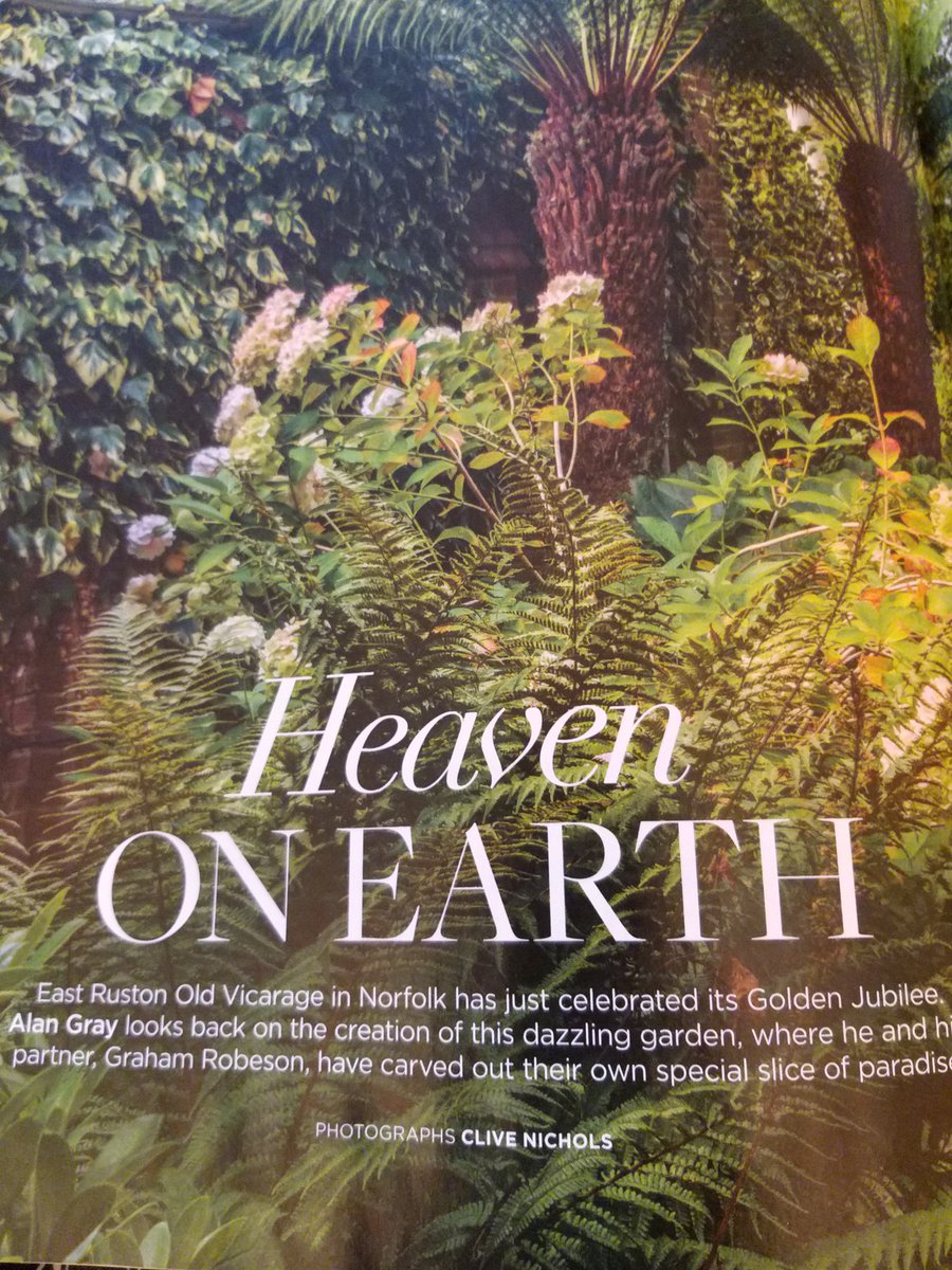 #HeavenOnEarth - not wrong! Congratulations @ERustonOldVic on your #GoldenJubilee 🎉 Great article in this month's @TEGmagazine celebrating this amazing garden.