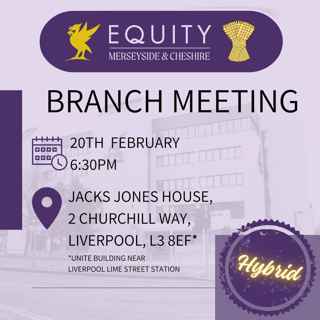Equity - Merseyside & Cheshire tweet media