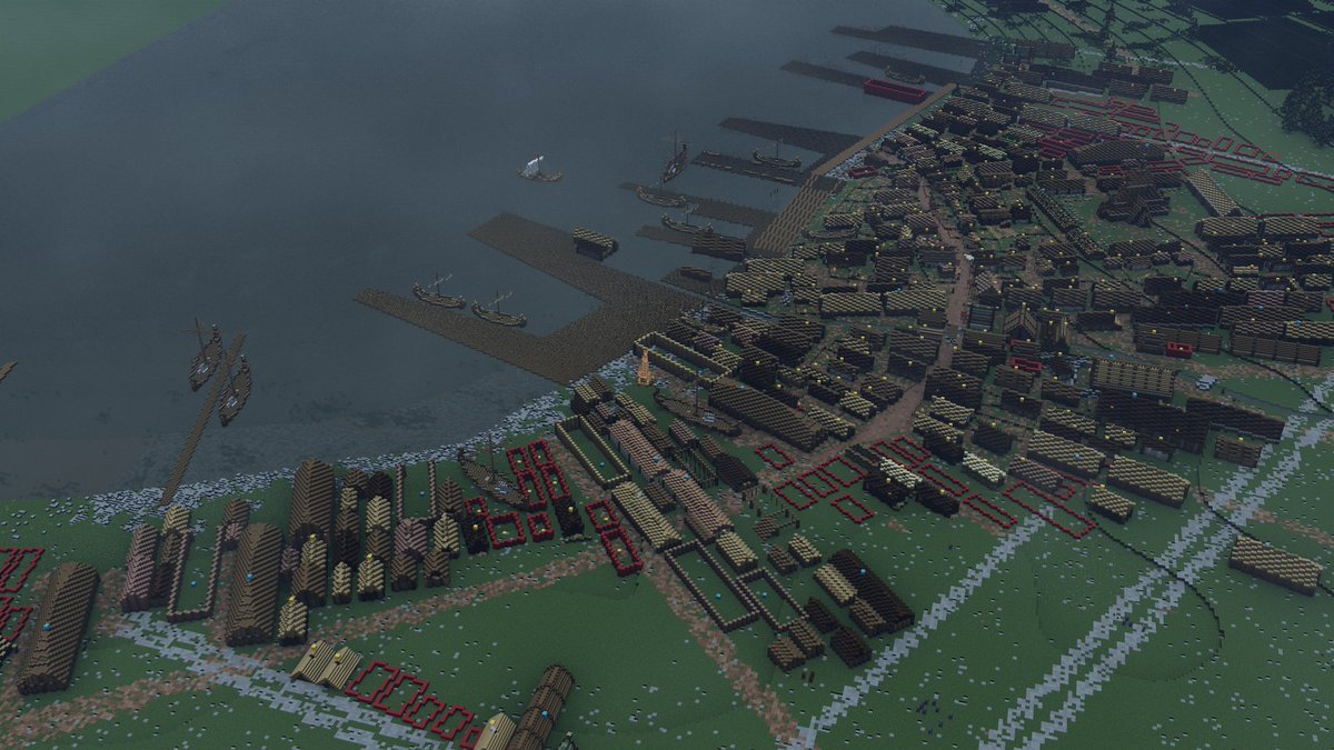 Viking City - 1:1.

#Minecraftbuilds #minecraft建築コミュ #Minecraft #Vikings