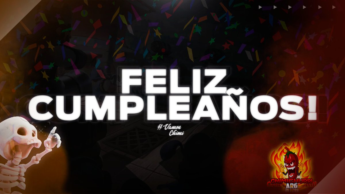 Hoy estamos de festejo... Cumple años una de las personas más carismáticas de Chimi. Finalista de la última #ChimiCup, freestyler, y jugador del PapuDeck (solo el puede jugar ese mazo de mierda) 🤣.
Te deseamos un gran día toda la banda de Chimi 👏
Feliz cumple <a href="/Erick_reynaga_/">Erick Reynaga</a> 🥳