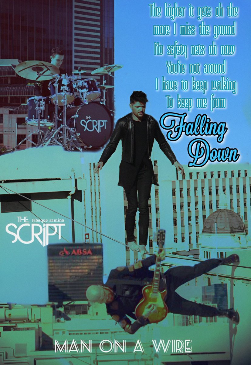 SamScript247365's tweet photo. Feels like I'm walking a tightrope my heart is In my throat I'm counting on high hopes to get me over you #ManOnAWire Big love guys @thescript @TheScript_Danny @glenofthepower πππ https://t.co/3NLtBshwp6