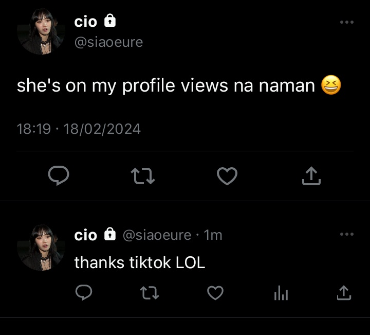 mincwse's tweet photo. “missed me?”
— #2kim short au 

 a tiktok notification popped up on jaz’s (kmj) phone and it happened to be cio’s (kcw) tiktok newly posted video. https://t.co/zjtUXDFRyh