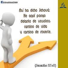 Walter_ernesto's tweet image. #roso Jeremías 21:8 advierte que el pueblo de Dios, tiene la opción de elegir: entre seguir el camino de la vida obedeciendo a Dios o el camino de la muerte desobedeciendo. 
Es una llamada a tomar decisiones sabias y evitar consecuencias negativas.