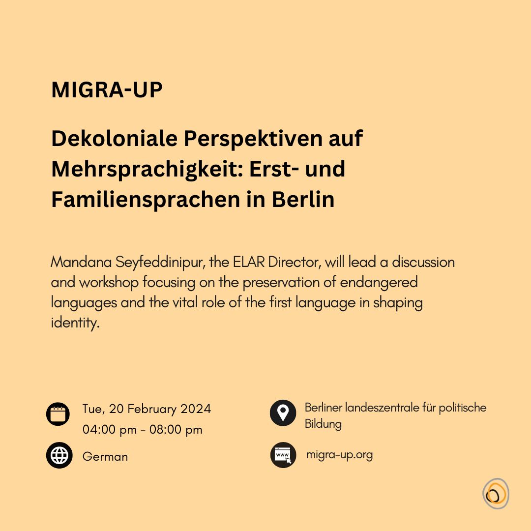 Currently in Berlin? Join us for an insightful discussion focusing on the critical role of multilingualism in education and society in anticipation of International Mother Language Day. More info here: buff.ly/4bBu8Lj