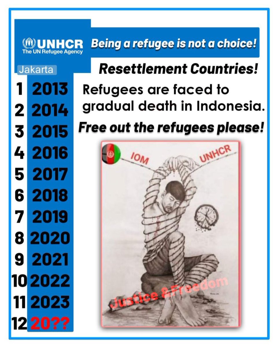 #End12YearsInLimbo_Indonesia
Some of Hazara refugees did self-immolation in Indonesia due to depression.😭