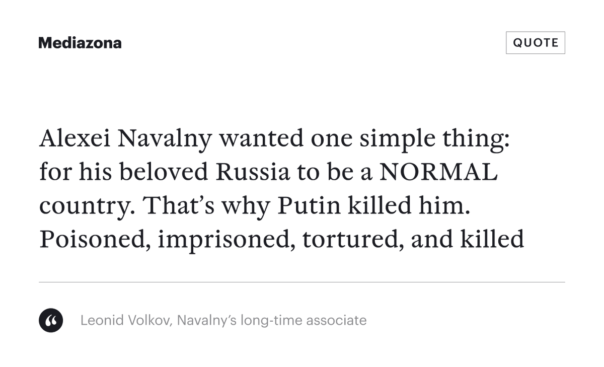 mediazona_en's tweet photo. Leonid Volkov, a long-time associate and friend of Alexei Navalny, sums up https://t.co/PS61AeMfqQ