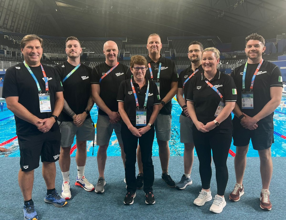 𝗧𝗵𝗲 𝗧𝗲𝗮𝗺 𝗕𝗲𝗵𝗶𝗻𝗱 𝗧𝗵𝗲 𝗧𝗲𝗮𝗺

Our thanks, as always, go to the brilliant team of support staff out at #AQUADoha2024 supporting #TeamIreland athletes.

#AQUADoha2024