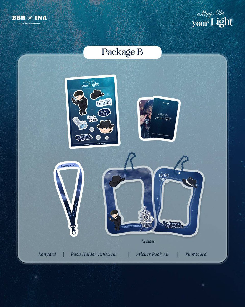 BBHLightsINA's tweet photo. 𝑀𝑎𝑦, 𝐵𝑒 𝑌𝑜𝑢𝑟 𝐿𝑖𝑔ℎ𝑡 ✷
———
Goodies Details.

#BAEKHYUN #백현 @B_hundred_Hyun @BAEKHYUN_INB100 https://t.co/DyAtu8lYxM