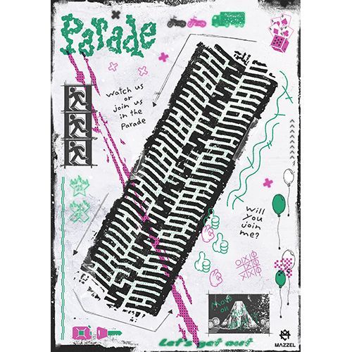 MAZZEL】 3/20(水)発売🚗💿 1st Album『Parade』 ／ 📢ジャケ写＆収録