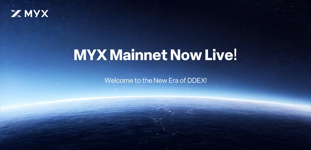 🎉Breaking News! #MYX is now live on Arbitrum!
 
🤝Join us in this groundbreaking moment and dive into the new era of #DDEX with MYX.