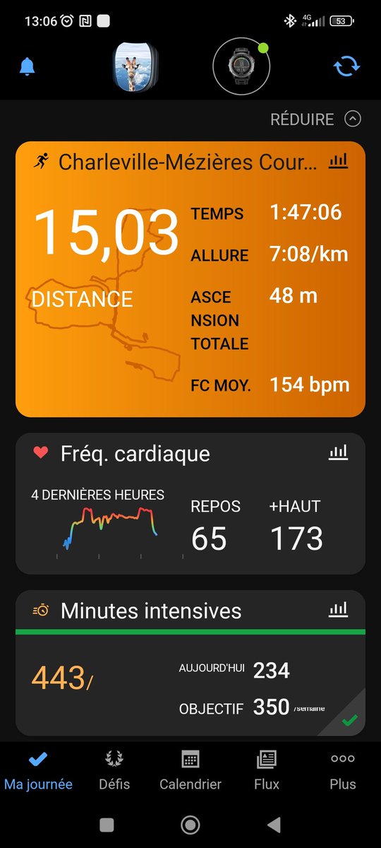 Sortie 🏃 solo la route est longue avec ce genou défaillant 😔 #ardennes
