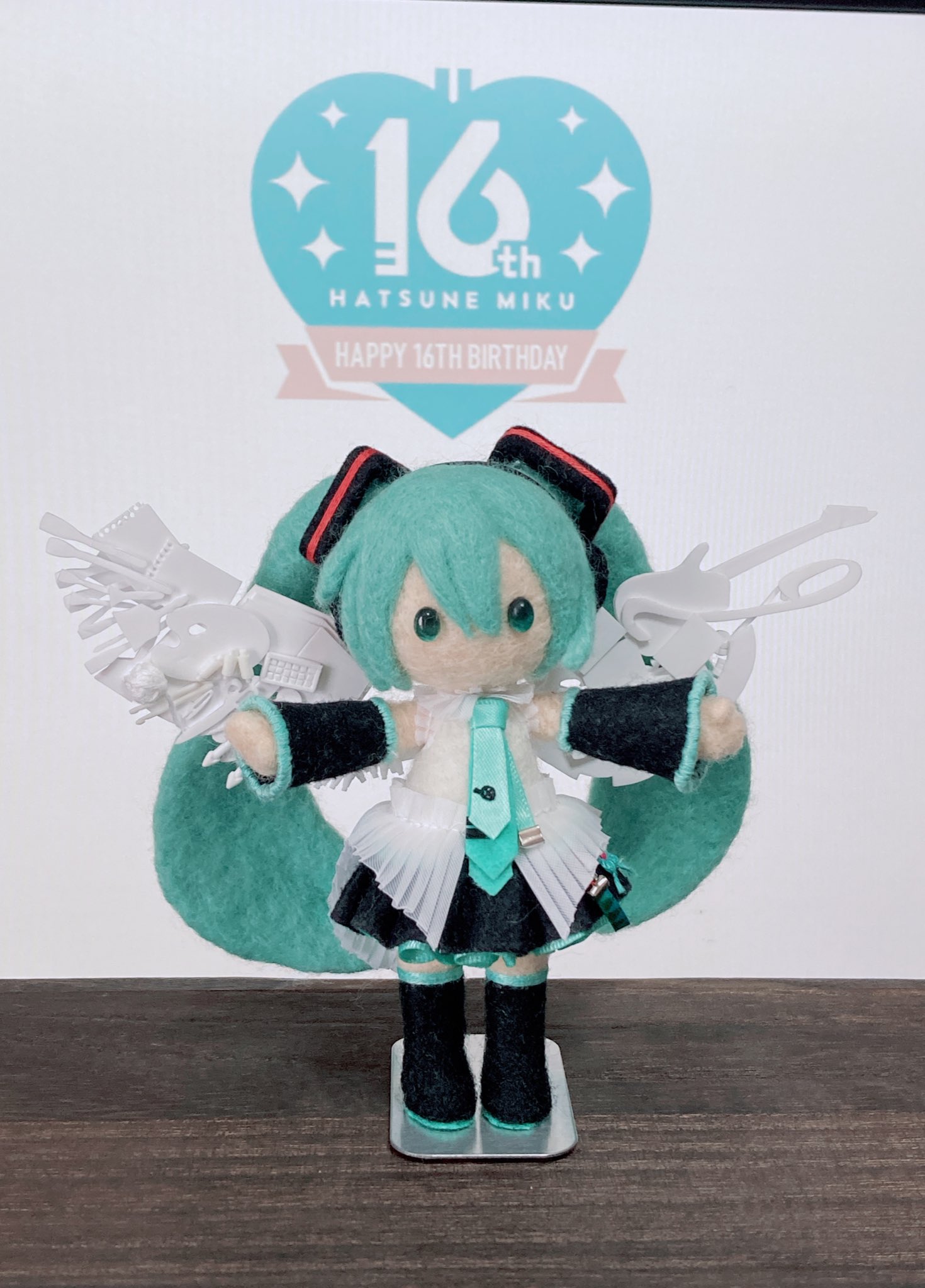 VY2 66 ロロ　ぬいぐるみ　さしぐるみ　羊毛フェルト VY2 66 ロロ 羊毛フェルト 手作りさしぐるみ ぬいぐるみ - メルカリ