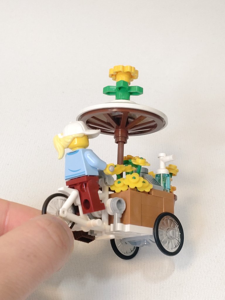 フラワーカート改 パラソルの骨組み付き Flower Cart #LEGO #レゴ #legomoc