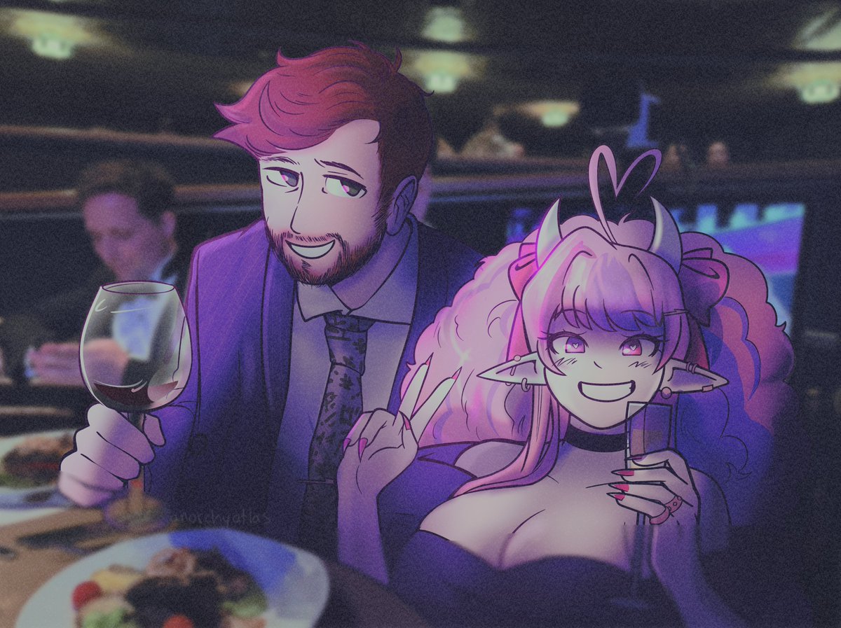 anarchyatlas's tweet photo. last year i stayed up till four in the morning drawing mousey and connor for their streamer award win and i damn told myself i would do it again !!!!!!!! 

thank you guys for everything :)
feb 2024 - march 2023

 @ironmouse @CDawgVA #TheStreamerAwards2024 #Ironmouseart https://t.co/oED47C3AEW