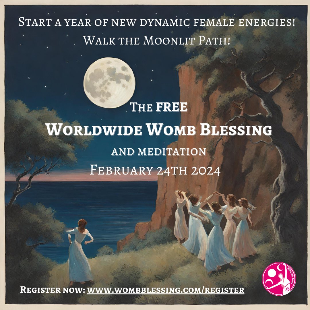 wombblessing's tweet photo. Step into the uplifting energies of the first Worldwide Womb Blessing this year on 24 February!
Register to take part in the meditations and to receive the February Womb Blessing: https://t.co/DNd15BYXK9
#worldwidewombblessing #moonmothers #femaleenergyawakening #mirandagray https://t.co/m4KJGR1xbo