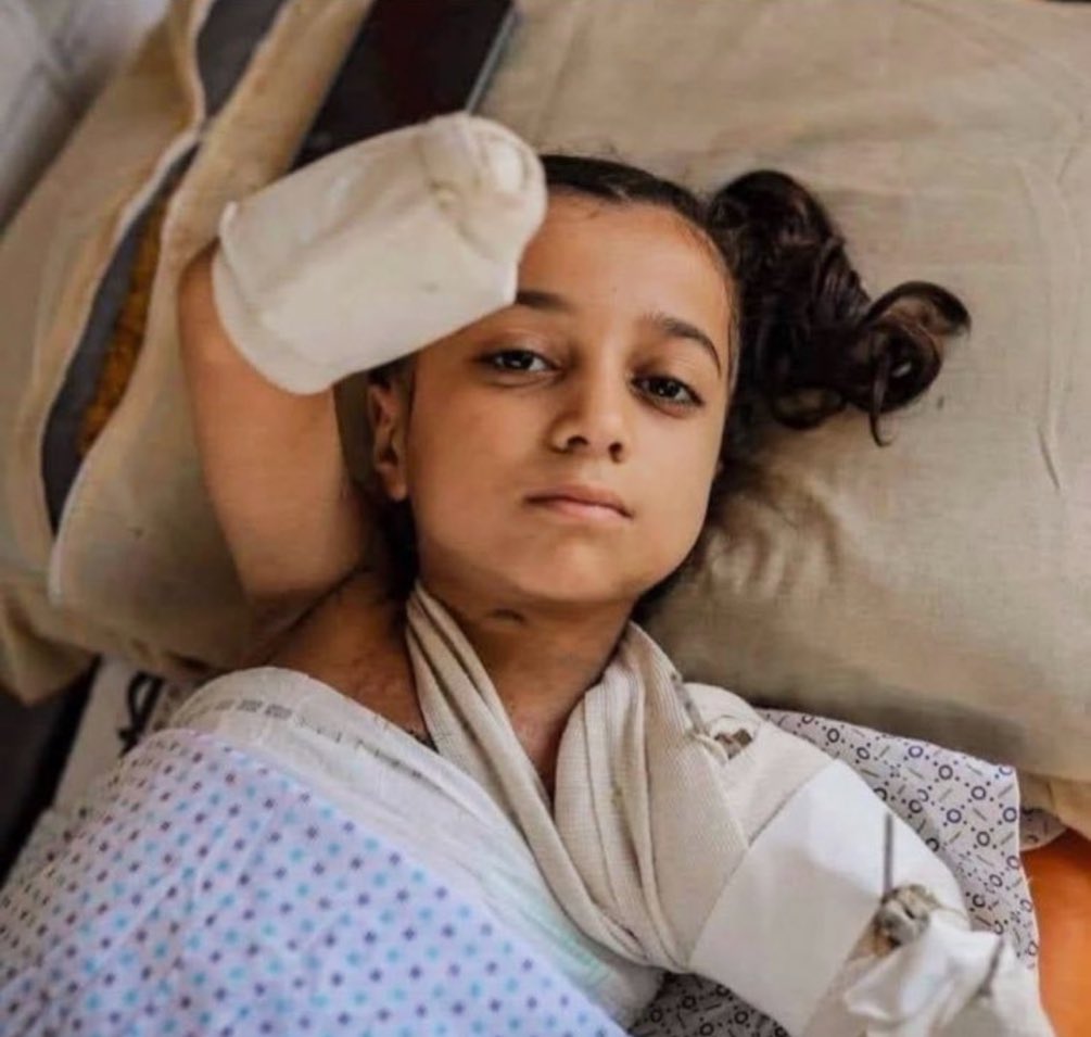 DrLoupis's tweet photo. Hi @Israel

Was this little angel a “Hamas Terrorist” since you took both her arms? https://t.co/m4hD5KTkAC