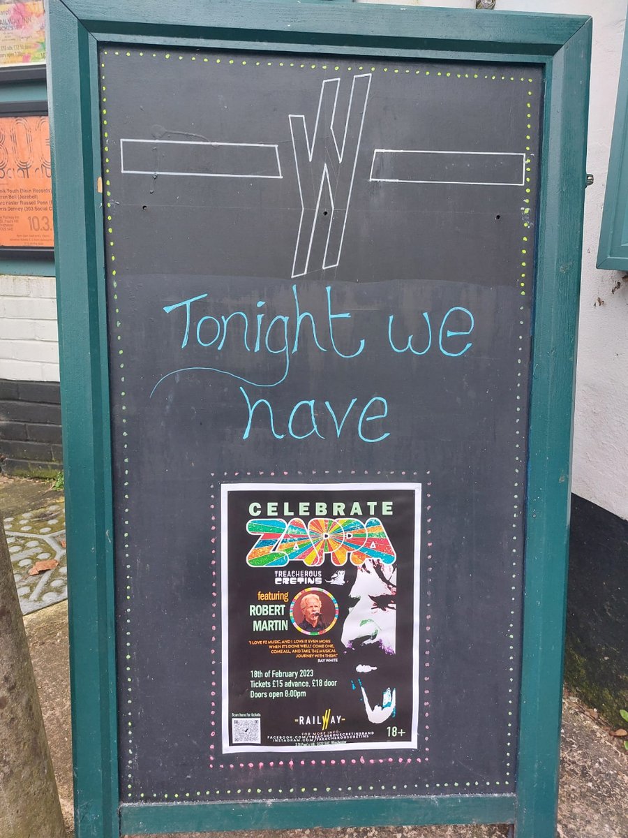 One year ago tonight!  We played the <a href="/railwaylive/">The Railway Inn</a> in Winchester.  The final stop of our mini tour in Feb 23.
We will be back on 13th April.  

Tix: i.mtr.cool/mwrxljxlnn

#frankzappa #livemusicwinchester #bobbymartin #whippingpost