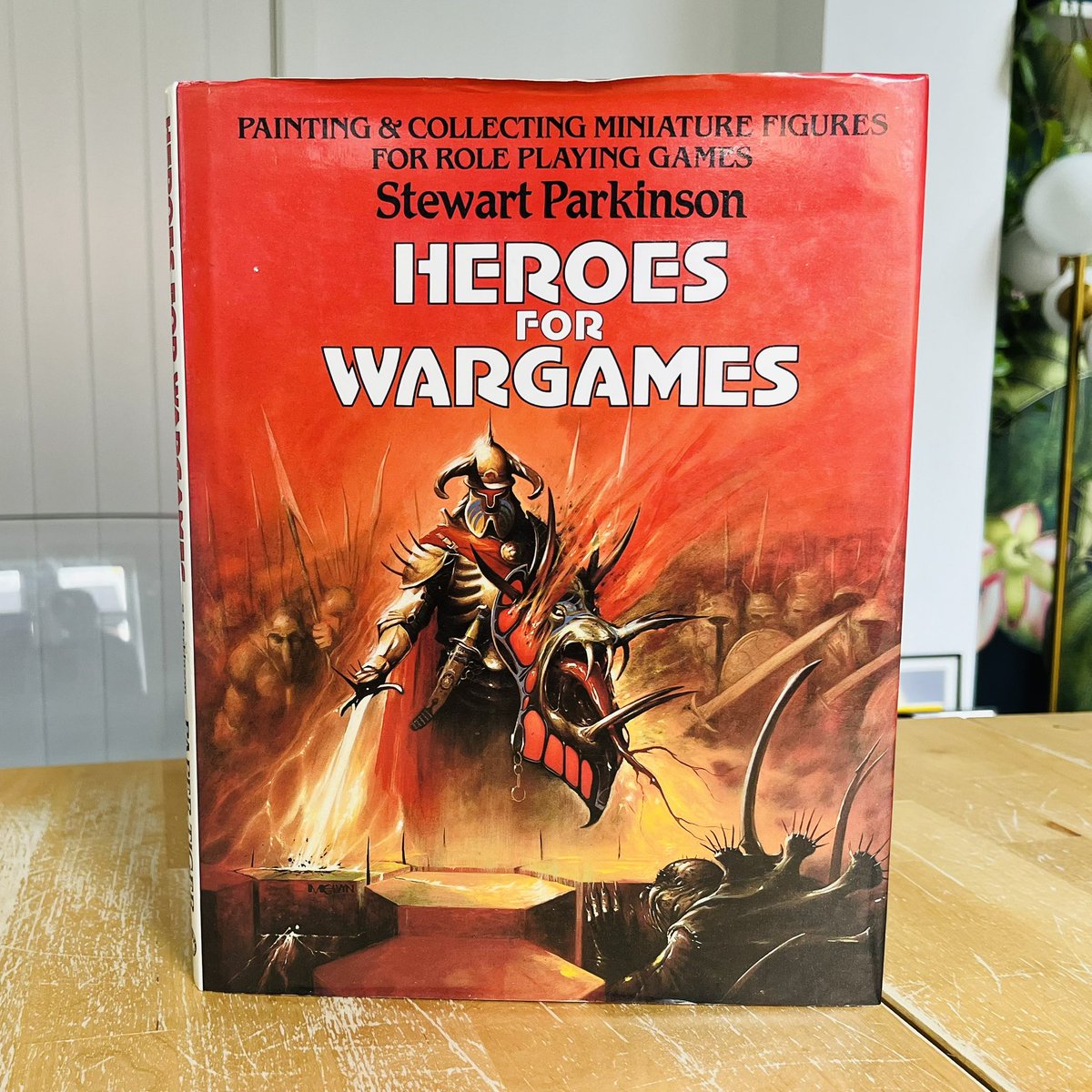 revpeterlaws's tweet image. I’m going to sell this 1986 hardback edition of ‘HEROES &amp;amp; WARGAMES’ by Stewart Parkinson and Paper Tiger. Have seen this for rather high prices but most seem to be the paperback. Any clue how much it’s worth? #roleplayinggames