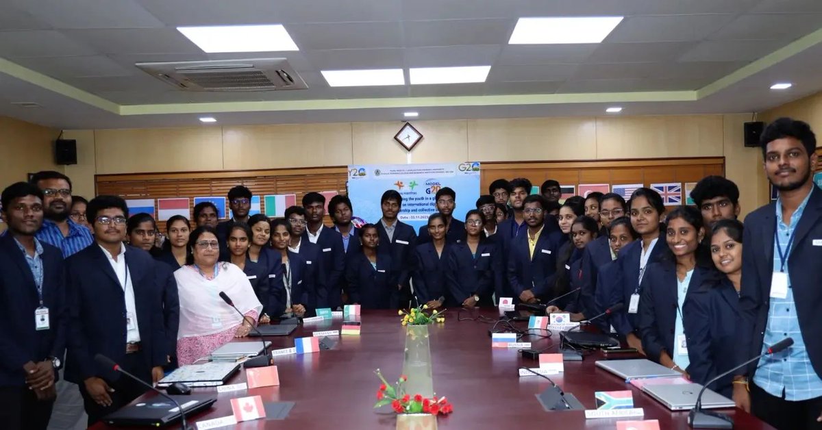 Fcripon_student's tweet photo. YUVAMANTHAN MODEL G20- SUMMIT
Our College has organised the Yuvamanthan Model G20, a unique initiative for youth to excel in public speaking, diplomacy, and strategy, on 3rd Nov 2023.#g20model #yuvamanthanmodelg20summit https://t.co/vOW9SzQvAF