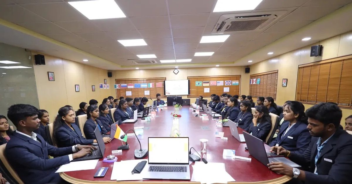 Fcripon_student's tweet photo. YUVAMANTHAN MODEL G20- SUMMIT
Our College has organised the Yuvamanthan Model G20, a unique initiative for youth to excel in public speaking, diplomacy, and strategy, on 3rd Nov 2023.#g20model #yuvamanthanmodelg20summit https://t.co/vOW9SzQvAF