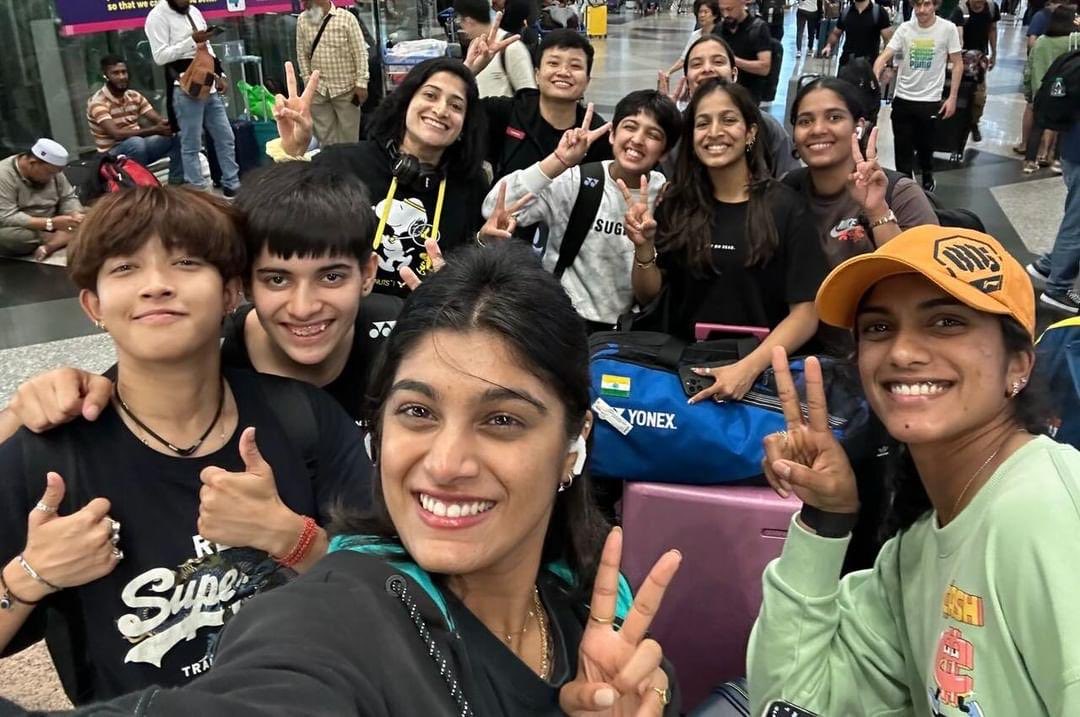 And they are on the way back!! Pure happiness 

#BadmintonIndia #BATC2024