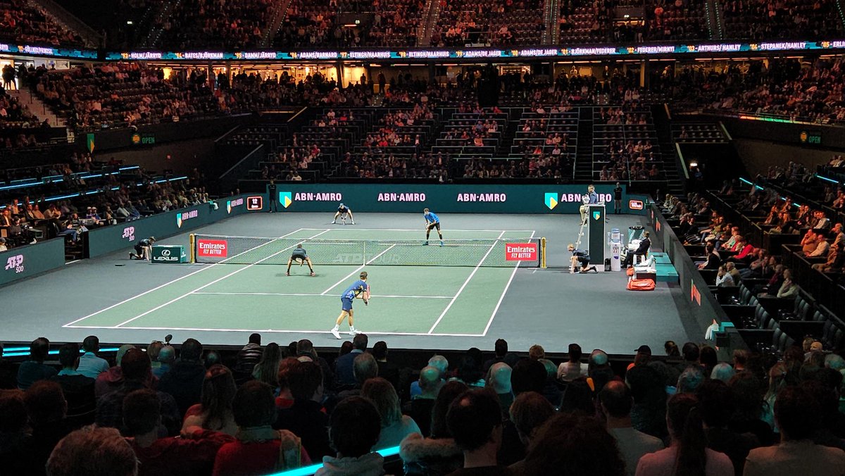 Hup <a href="/robin_haase/">Robin Haase</a> en <a href="/Boticvdz/">Botic van de Zandschulp</a> 💪 <a href="/abnamroopen/">ABN AMRO Open</a> dubbelfinale :)