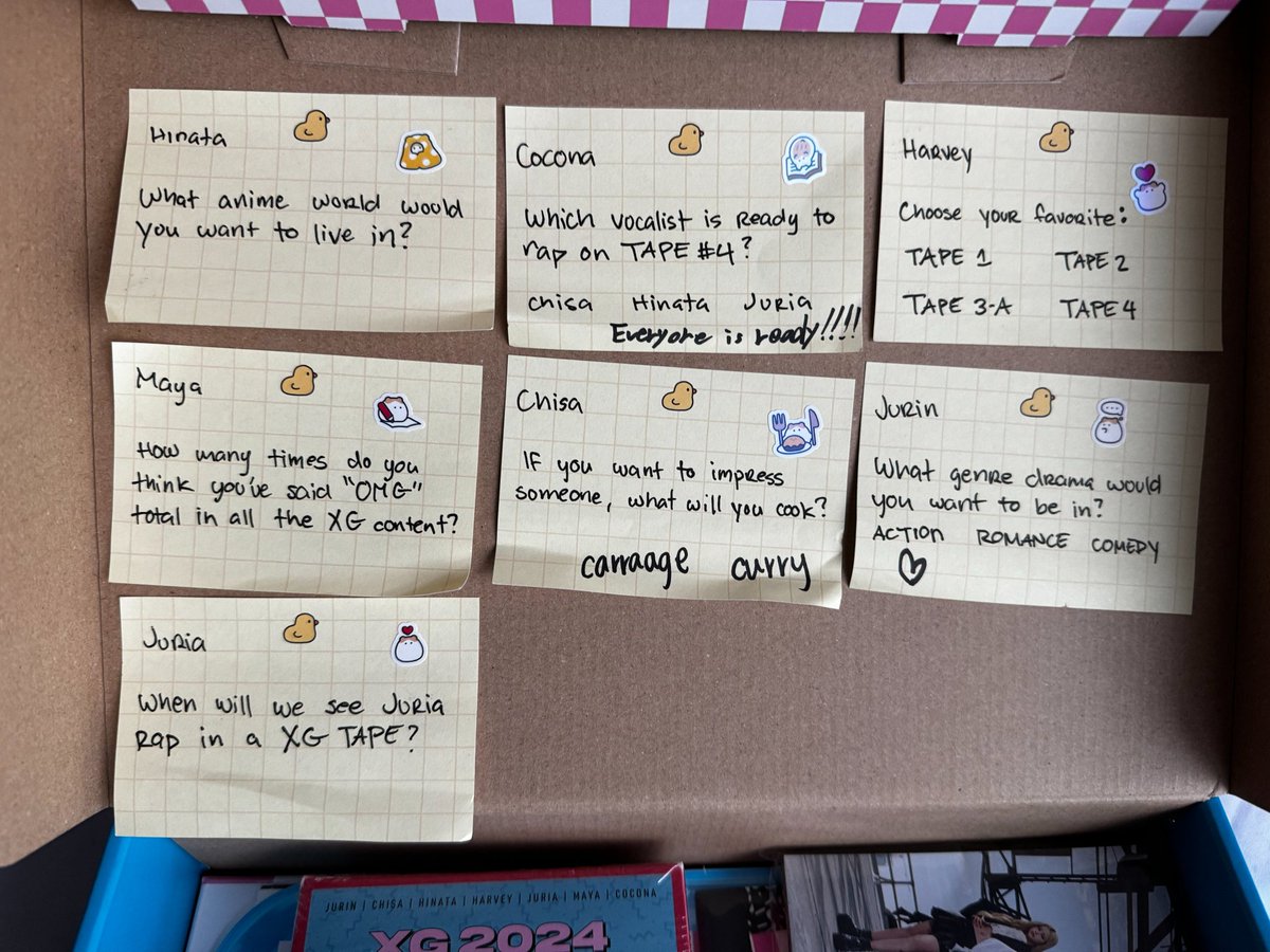 #CURIOUS - Um ALPHAZ perguntou a HARVEY:

🐺: Escolha seu XG TAPE favorito?

🦄: TAPE #1 (ela contou o quão difícil foi gravar subindo as escadas todas as vezes)

**Para quem não sabe, o XG TAPE 1 é 'Chill Bill'

Cr. <a href="/OriginalAlphaz/">Original Alpha</a>
#HARVEY #XGALX #하비 #ハーヴィー <a href="/XGOfficial_/">XG OFFICIAL</a>