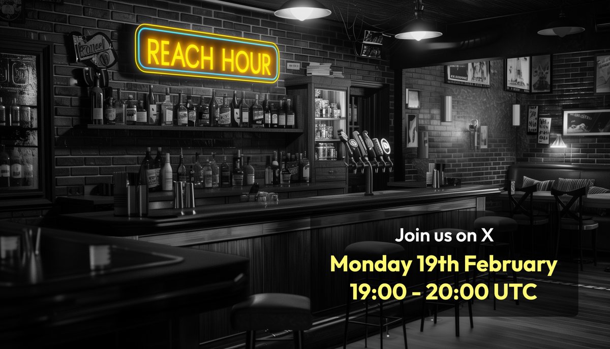 /Reach Hour Returns!

Increase your /Reach earnings and engagement with an hour packed with:
- Double points
- Mission credit giveaways
- Mission promotions
- Interviews and more

Here on X, Monday at 19:00 UTC
