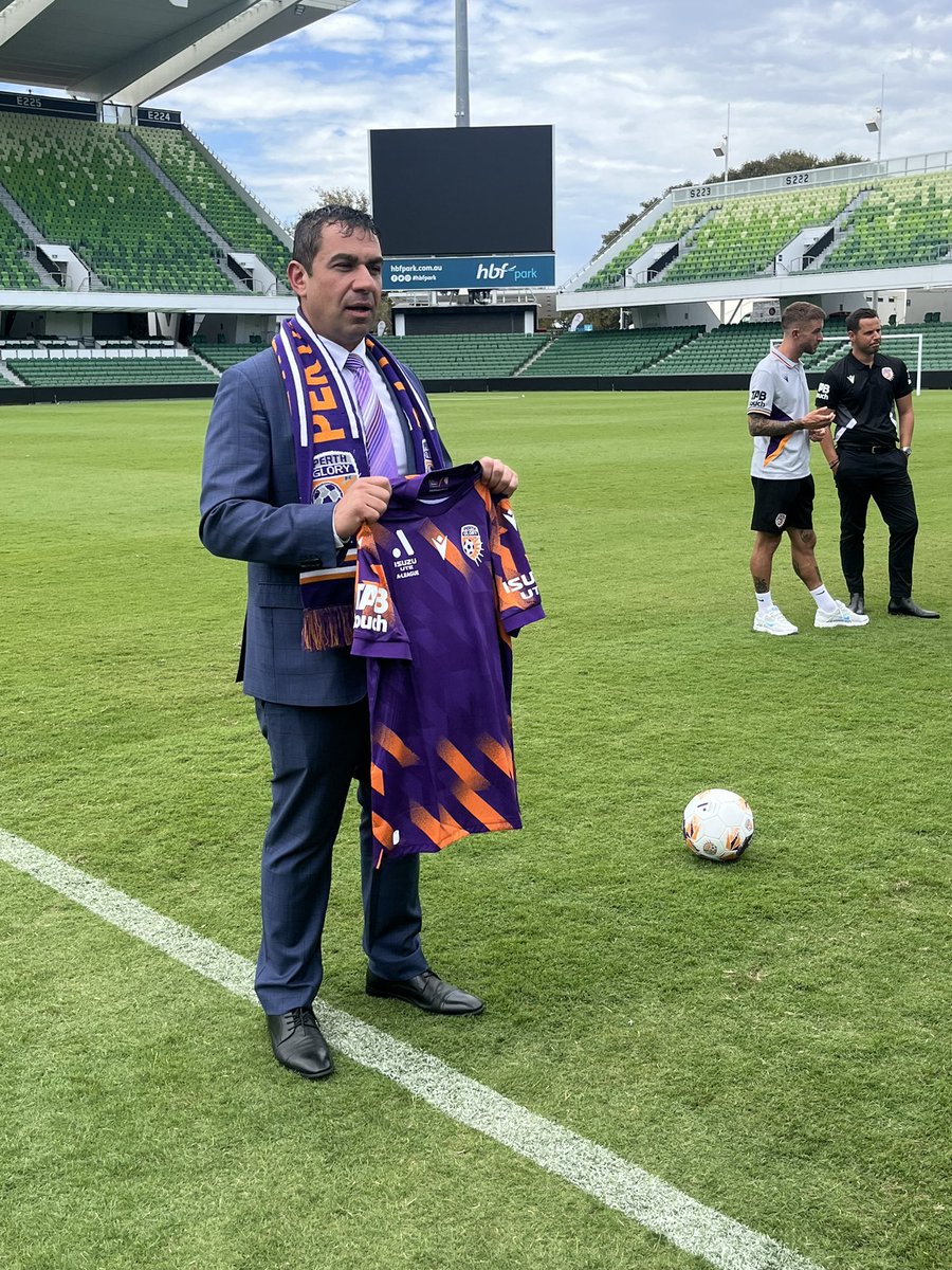 Great day in Perth today. Dawn of a new era. You can feel the positivity amongst the club and now the work begins. Congratulations to Ross and his team.