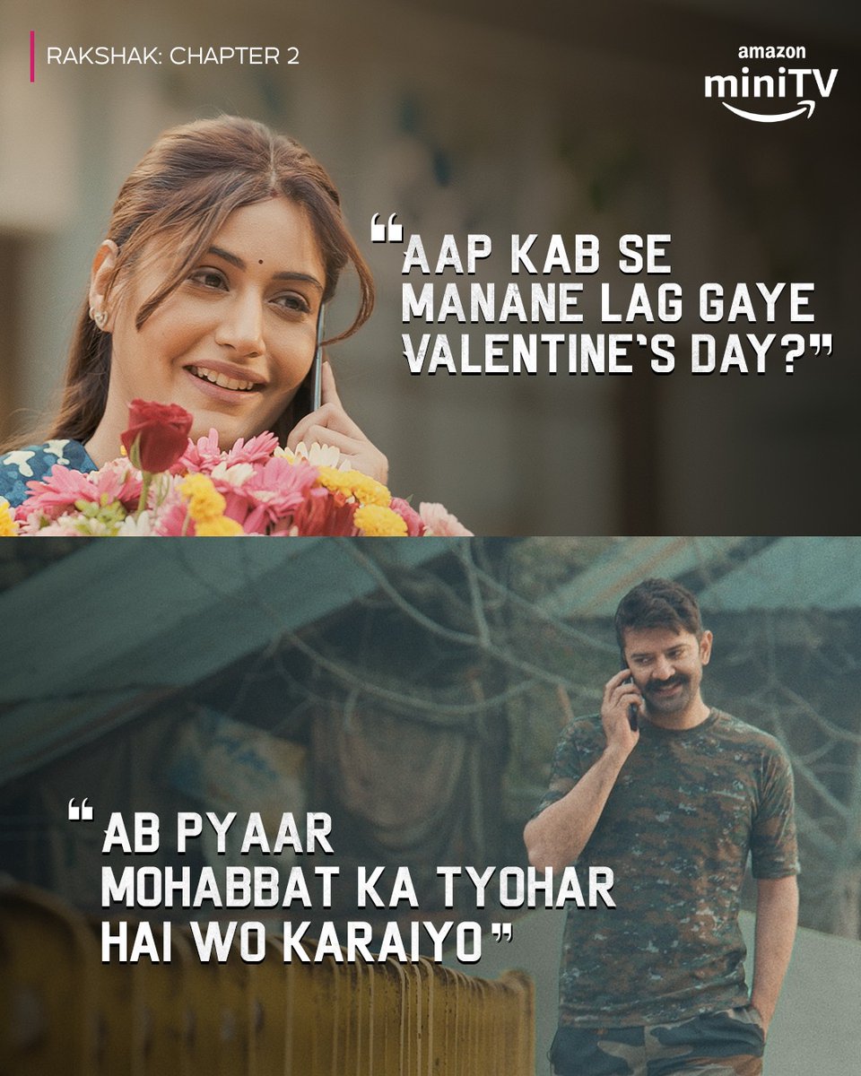 amazonMXPlayer's tweet photo. kya aap excited ho to watch @BarunSobtiSays and @SurbhiChandna in Rakshak Chapter 2?

#RakshakChapter2, based on true events, coming soon on Amazon miniTV for FREE!

#RakshakOnAmazonminiTV #ComingSoon https://t.co/ZgjL2gPEou