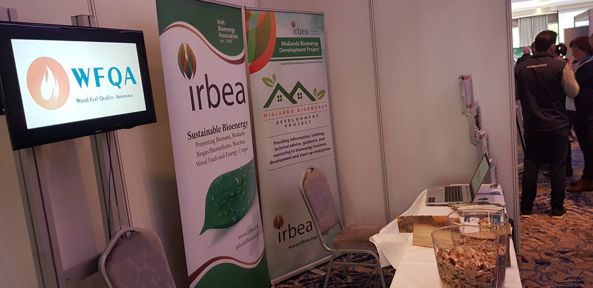 IrBEA <a href="/NoelGavigan/">Noel Gavigan</a> and <a href="/finan_sean/">Seán Finan</a> are promoting the bioenergy sectors and <a href="/wfqa/">juan jose gomez</a> at the  <a href="/Midlands103/">Midlands103</a> #greenhomeandenergyshow at the Tullamore Court hotel today. Call in to see us if nearby #midlands103