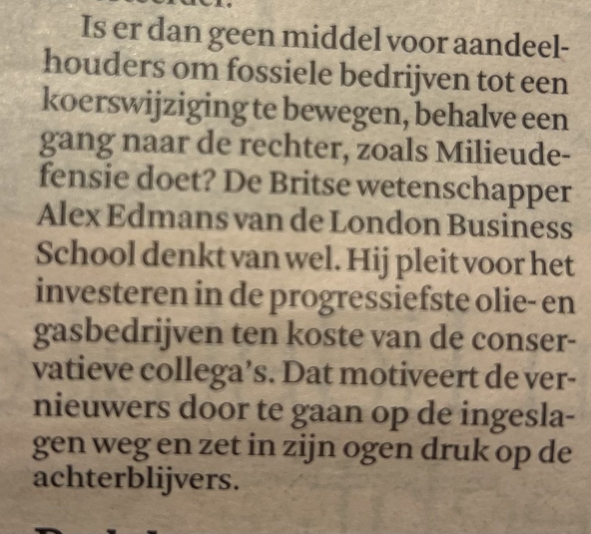 Hoe kun je fossiele industrieën stimuleren met investeringen. ⁦<a href="/FD_Nieuws/">FD Nieuws</a>⁩ ⁦<a href="/pietercouw33547/">pieter couwenbergh</a>⁩