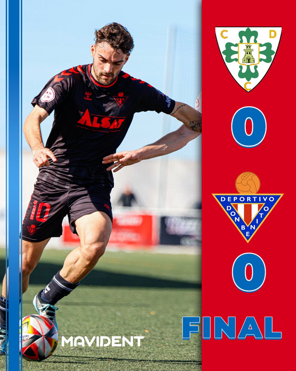 🏁 FINAL | CD Castuera 0️⃣-0️⃣ CD Don Benito

Empate sin goles en Castuera. Partido disputado en un campo complicado con alternativas para los dos equipos.

#NoTeLoPierdas🔴⚪️