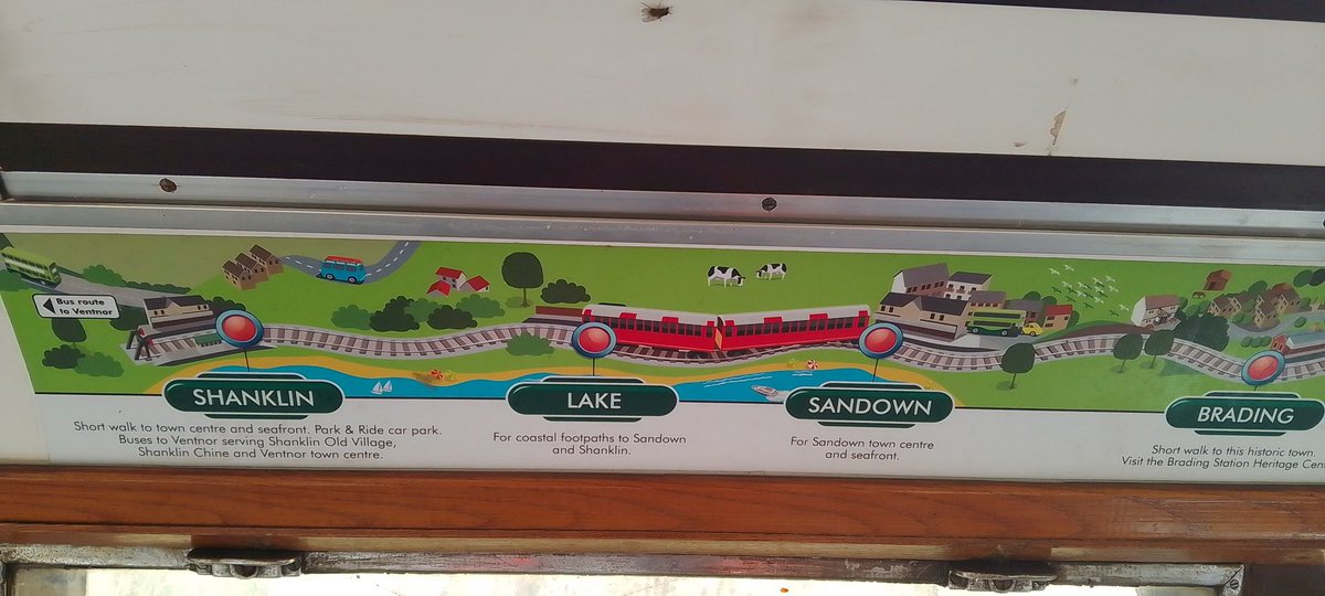 Also how many of you noticed that the illustrations for sandown and shanklin are the wrong way round on the car maps...
Unless that second illustrated platform is the old loop one. Though in that case why does it have a bus stop shelter on