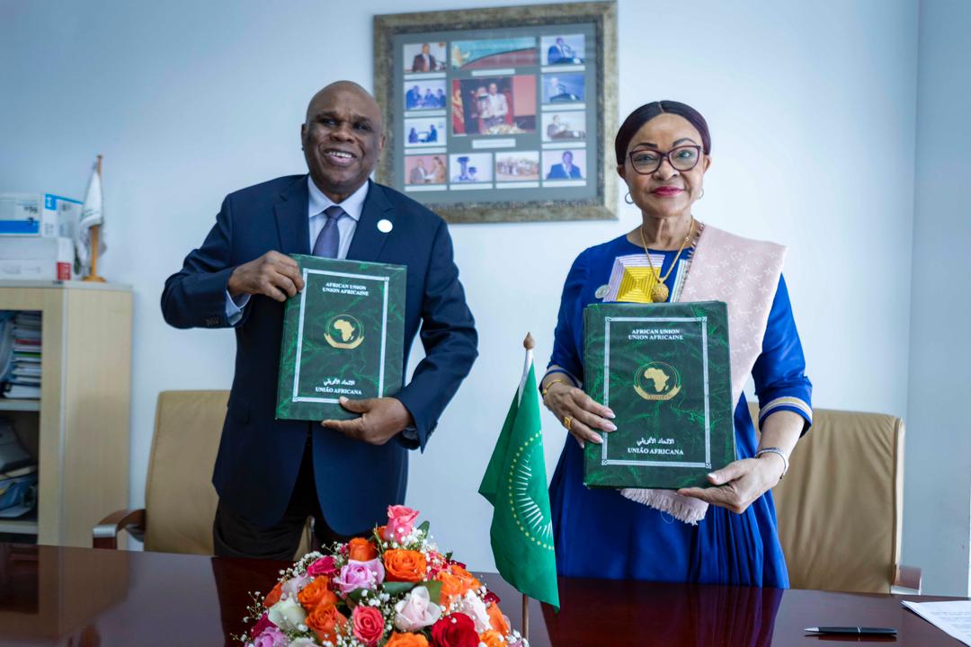 The landmark agreement on #CAAPS initiative, inked &amp; adopted by 37th AU Summit as flagship program for next 10 years of AU <a href="/Agenda2063/">Africa'sAgenda2063</a>, solidifies the commitment of both <a href="/_AfricanUnion/">African Union</a> &amp; <a href="/afreximbank/">African Export-Import Bank - Afreximbank</a> to catalyze agricultural development &amp; agro-industrialization across Africa.