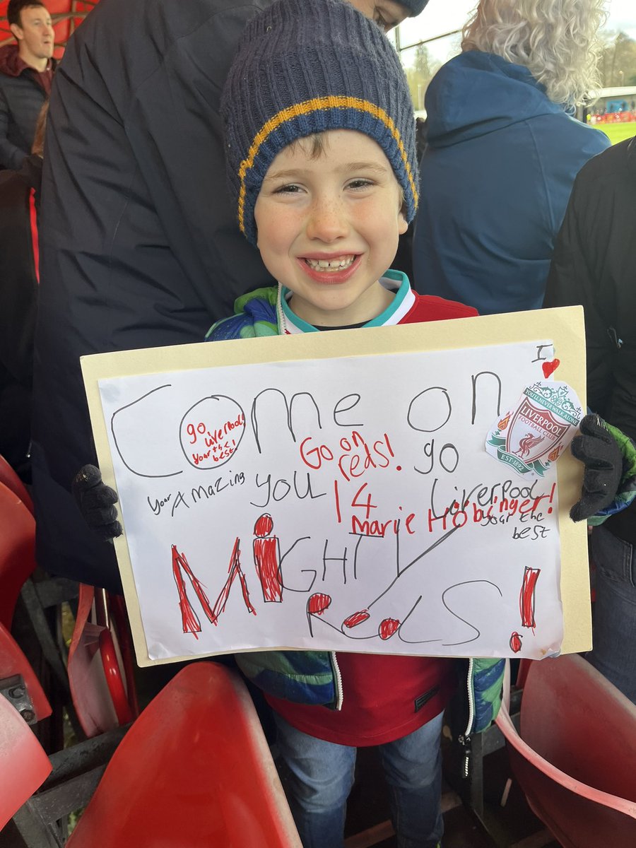 emilyannwright's tweet photo. Come on @LiverpoolFCW! ⚽️❤️ These 2 are very excited! 🫶🏼 https://t.co/VJCmW6p8q1
