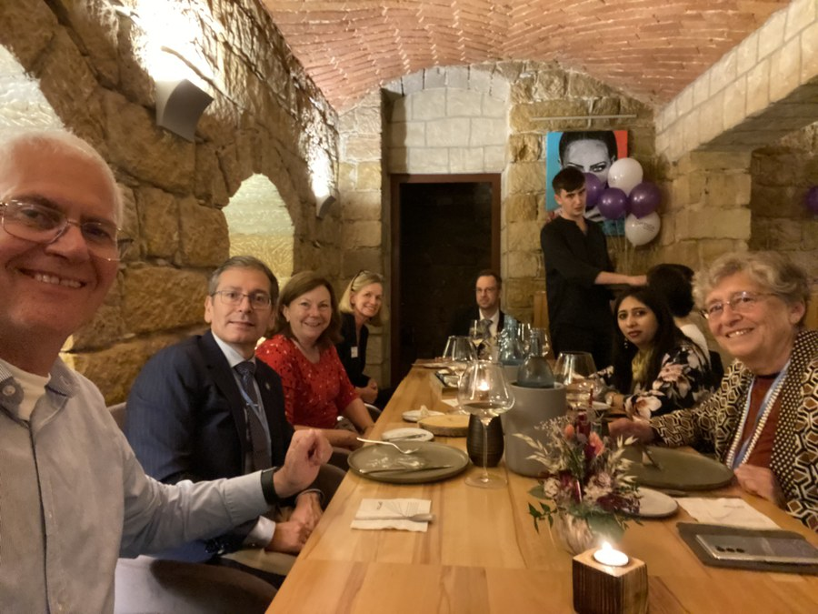 ICO-25: Dinner with Fellows of OPTICA and team members for the general congress of ICO