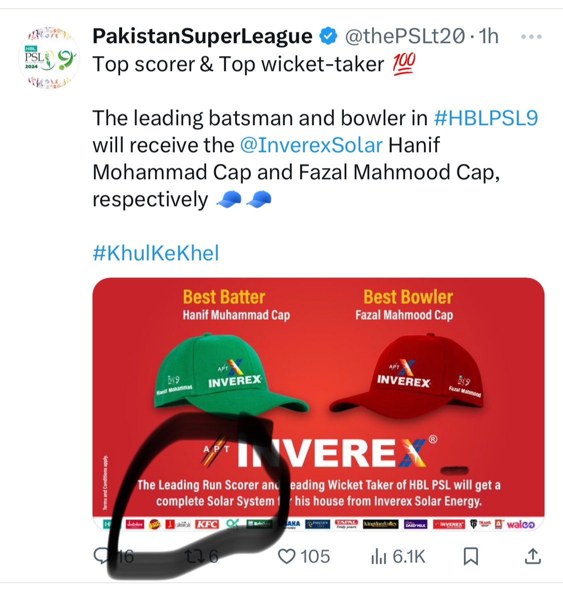 sajidusmani787's tweet photo. افسسسوس تو یہ ابھی تک ان لوگوں نے سپانسر شپ کا  بائیکاٹ نہیں کیا ۔۔۔
بائیکاٹ  ہے PSL کا تب تک جب تک سپانسر شپ ختم نہیں ہوگی ۔۔

#BoycottPSL https://t.co/sEEmtfMbpC