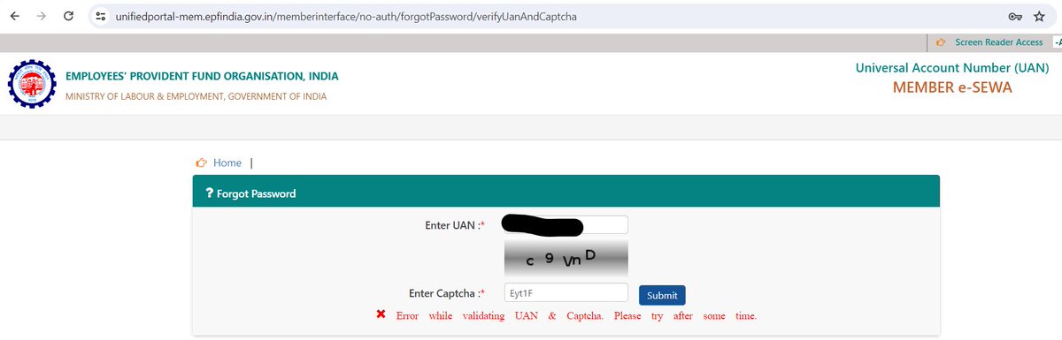 ajogpal's tweet photo. @socialepfo Please fix this. It's been couple of days now. https://t.co/NslKL2JI37