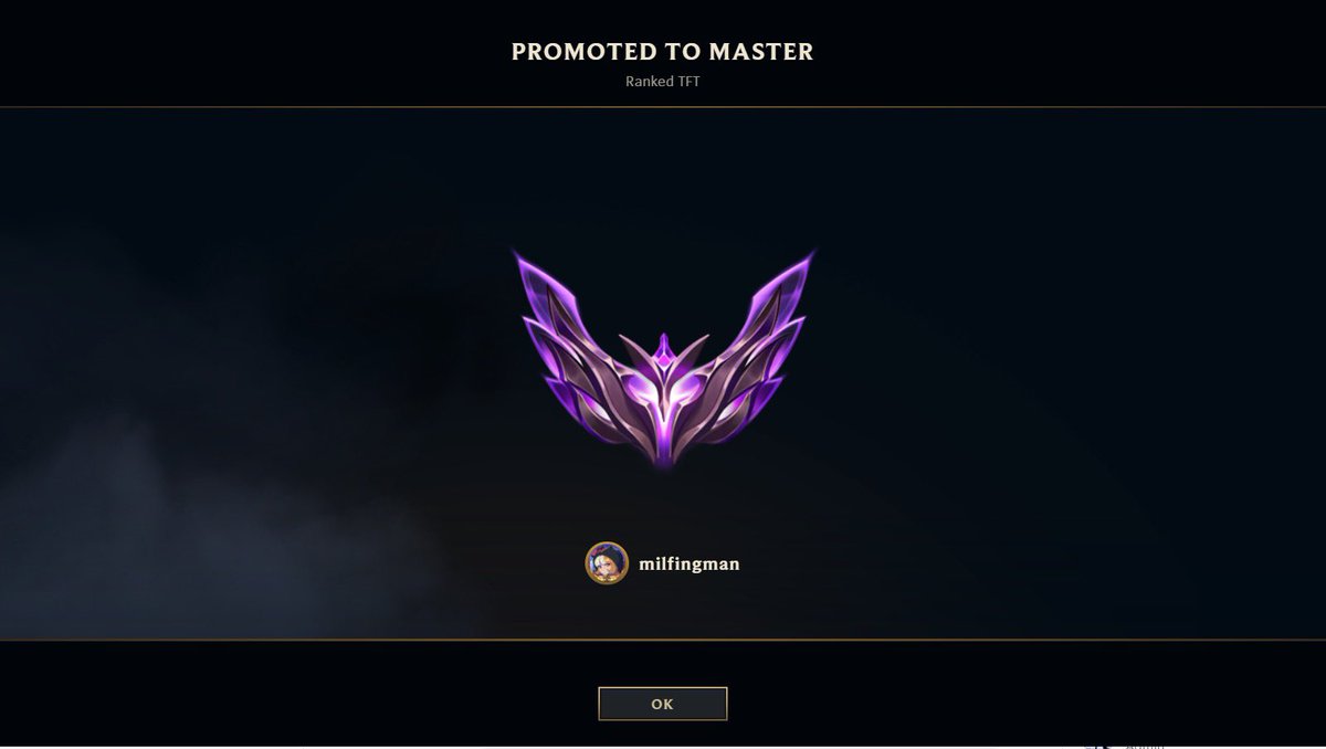 Update pala, Master na ako sa tft mga 1 month na. LFG