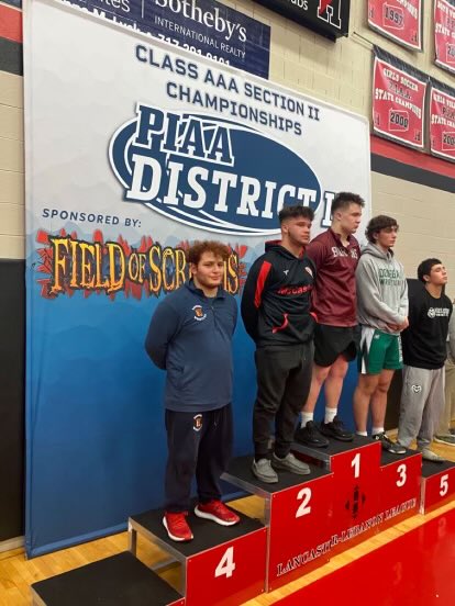 Way to go David. 4th place and a District bid.