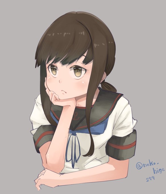 一年前に描いたブッキー【再掲】('・ω・`)
#艦これ版深夜の真剣お絵描き60分一本勝負 
#艦これ版真剣お絵描き60分一本勝負_20240218 