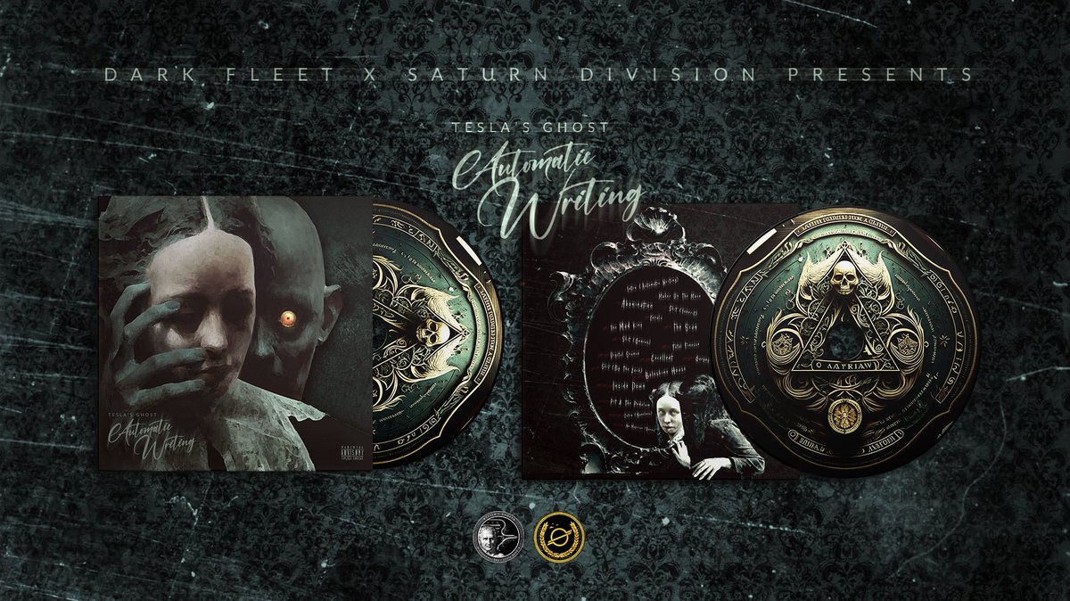 ⚜️OFFICIAL ALBUM CD DIGIPAK ARTWORK @ringz_ov_saturn ⚜️ . NOT MANY LEFT!! . 👻 PRE ORDER NOW!! LINK IN BIO 👻 AUTOMATIC WRITING (LP) ONLY 100 UNITS LIMITED EDITION CD DIGIPAK + MINI ART PRINT AND CERTIFICATE OF AUTHENTICITY!!