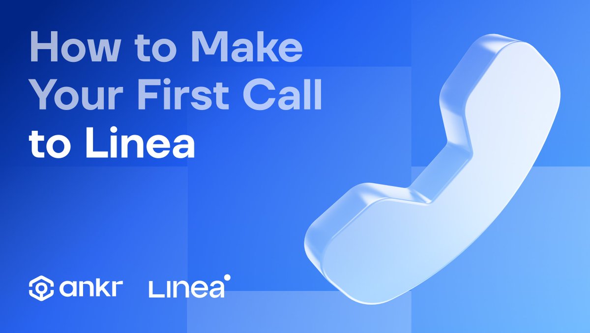 ankr's tweet photo. ✨ Make your first call using the @LineaBuild  endpoint &amp;  effortlessly invoke standard EVM JSON RPC methods. https://t.co/J5zZkL6RYA