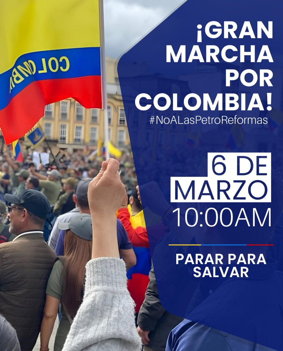 Visi0naria's tweet photo. #TodosALaCalle6M porque no queremos

➡️ Quedarnos sin salud, sin pensión y sin trabajo
➡️ Ministros ineptos
➡️Que se sigan malgastando el dinero de nuestros impuestos en viajes, masajistas y helicópteros
➡️ Convertirnos en otra Cuba o Venezuela https://t.co/3Vdj8gKyPu