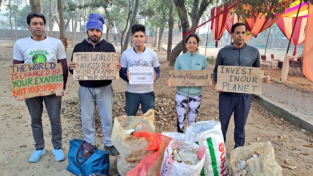 Great Work #WeRiseTogether Team 👏💚 #Sunday4SecuredFuture #ClimateAction @DulluDeepti @bindasbhidu @Shalini040876 @deespeak @PMOIndia @Anupam_Sharmaa @pkdhillon08 @AbhilashaTochi @Pratyushpanda @BBCIndia @abcnews @vanessa_vash @Monarijulius @KaoHua3 @WakioDorcas @KambojAnanya