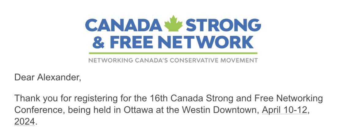 alexbrown17's tweet image. See you in April, Ottawa. 🫡

Looking forward to another #CSFN, and getting to know some more Twitter pals.