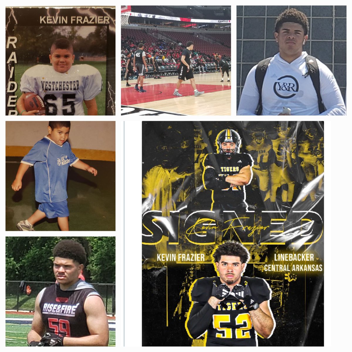 And now it's 20! HBD to the world's greatest son! Just yesterday you were up every 2hrs wanting milk, crying to go with me to the gym, barely walking. From tee ball to tourneys, thru soccer, hockey, park district bball to HS, YFL to CFB, so proud of you! Love you son!