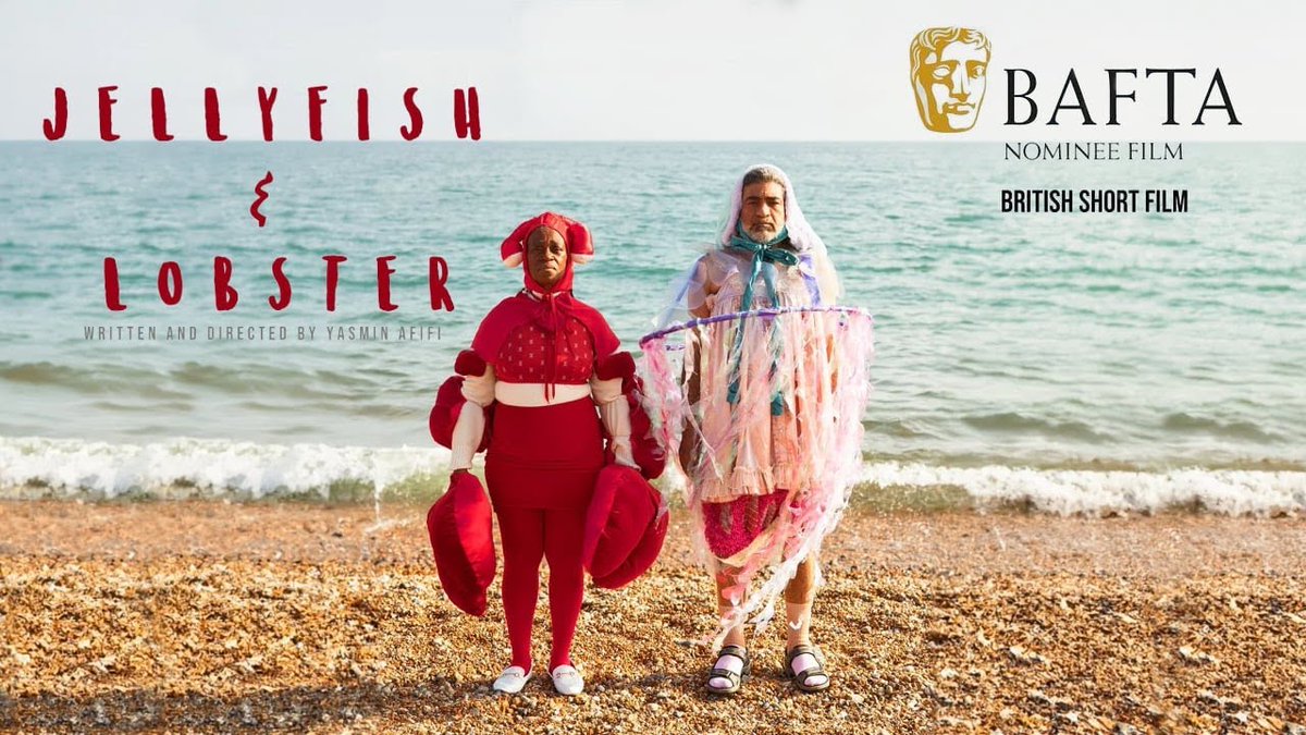 Now, we have the award for Best British Short Film. And the winner is... Jellyfish And Lobster! #EEBAFTAs
